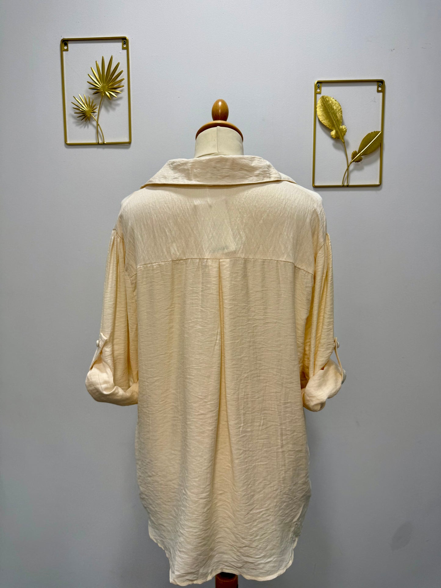 Chemise fluide écrue