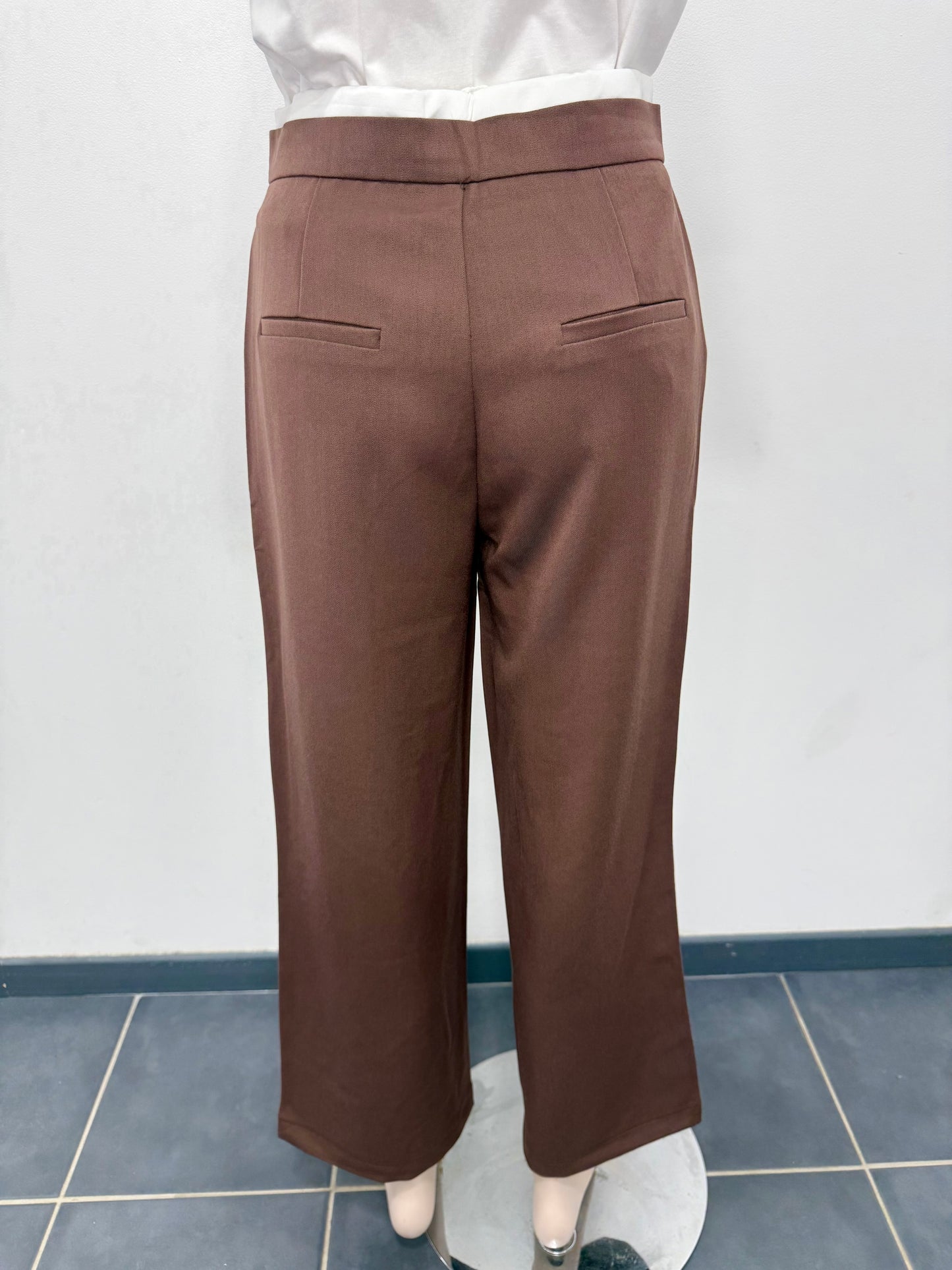Pantalon fluide taille élastiquée