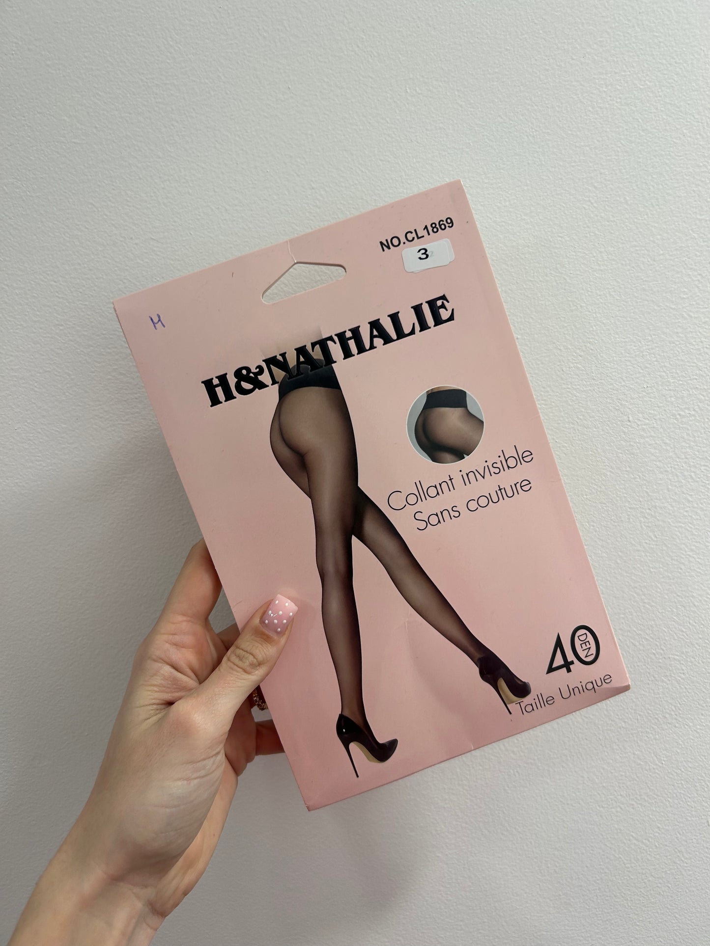 Collants sans couture marron Delphine