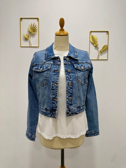 Veste en jean courte
