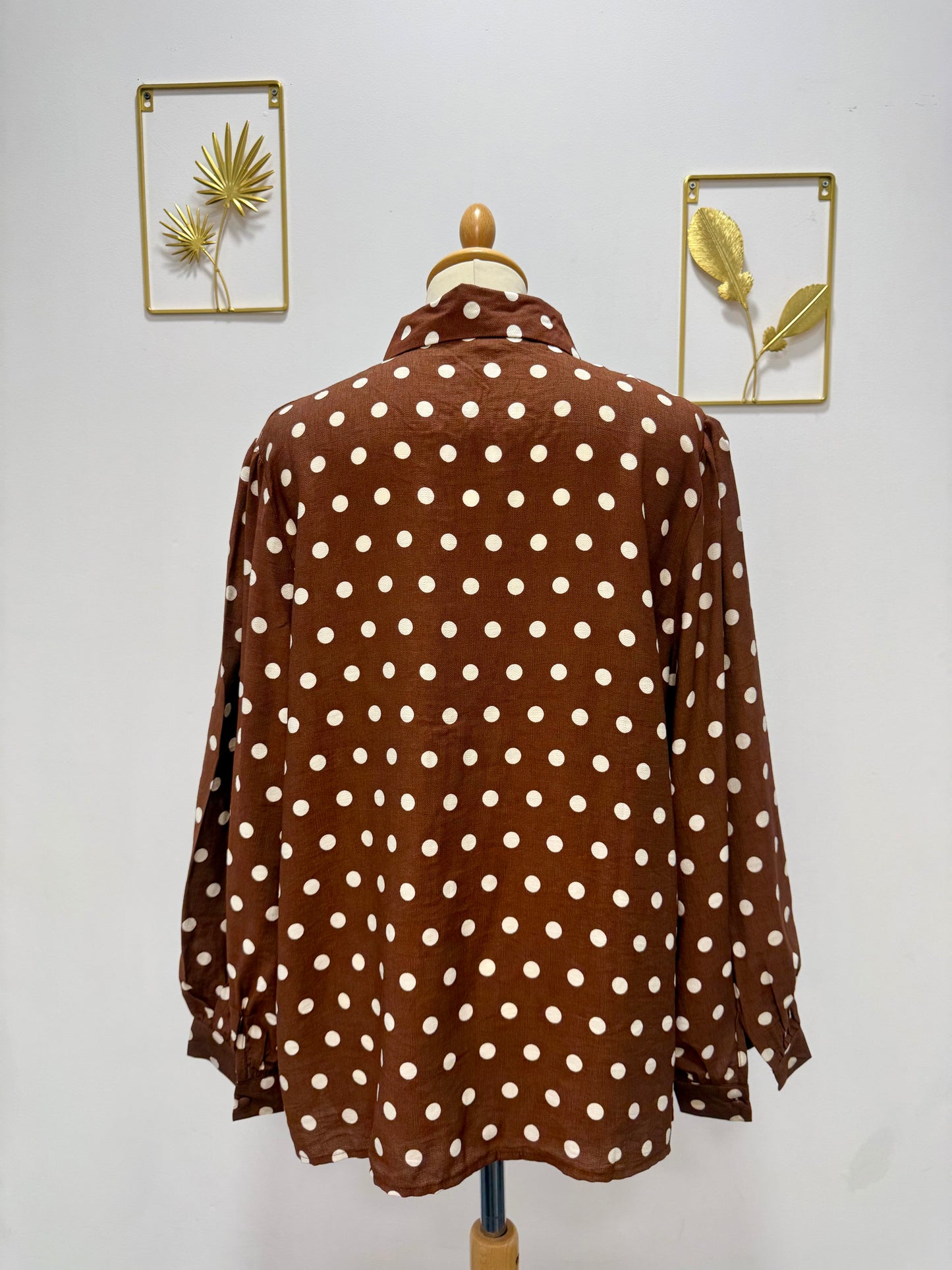 Chemise à pois