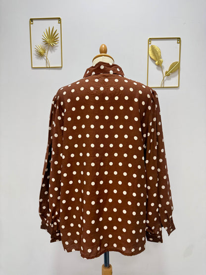Chemise à pois