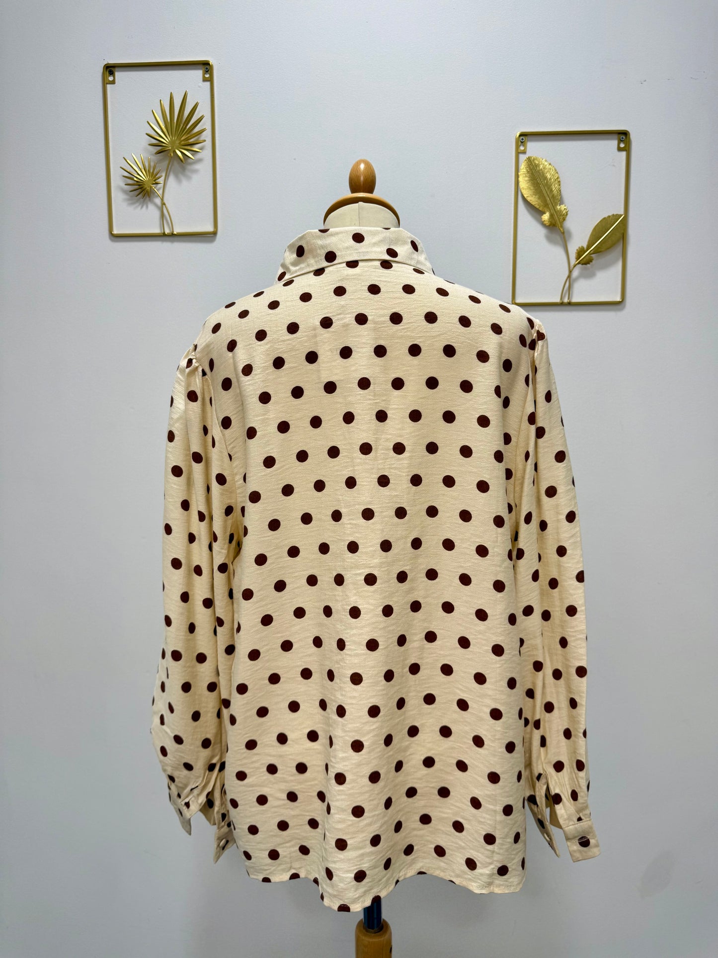 Chemise à pois