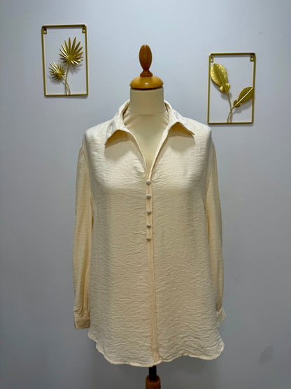 Chemise fluide écrue