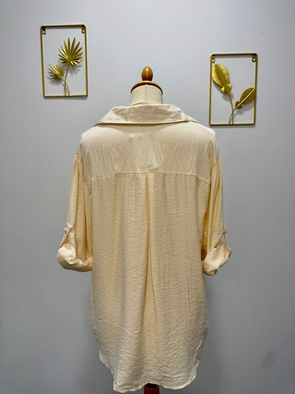 Chemise fluide écrue