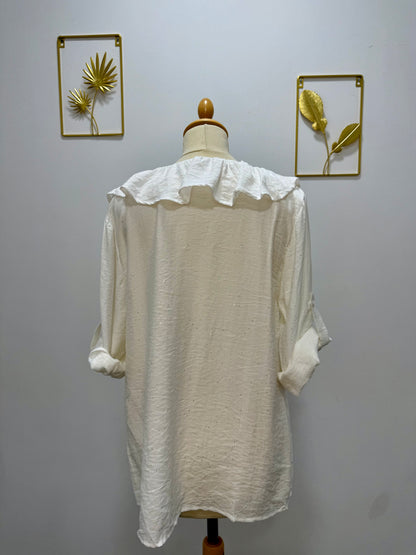 Blouse col Claudine