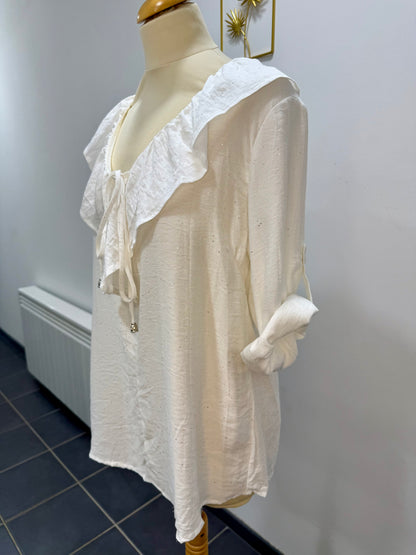 Blouse col Claudine