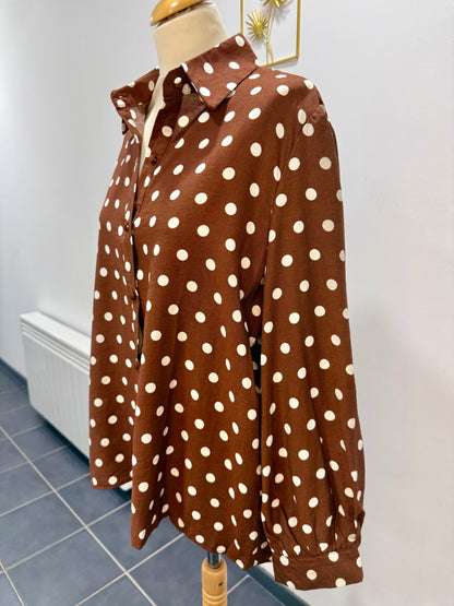 Chemise à pois