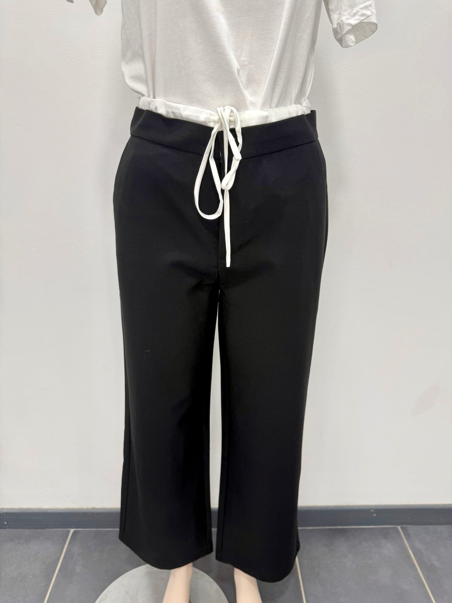 Pantalon fluide taille élastiquée