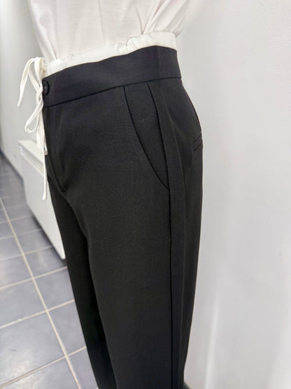 Pantalon fluide taille élastiquée