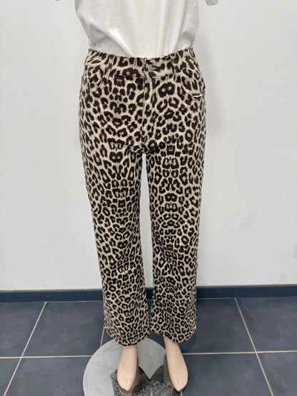 Pantalon imprimé léopard
