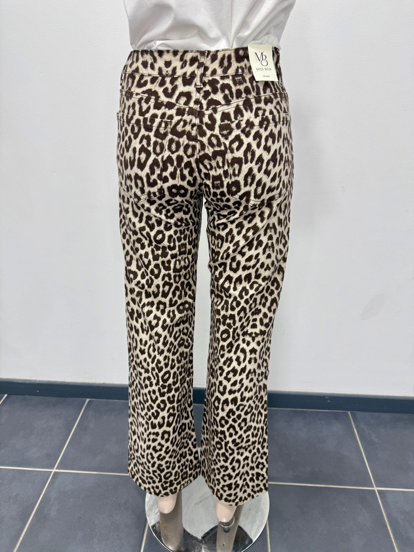 Pantalon imprimé léopard