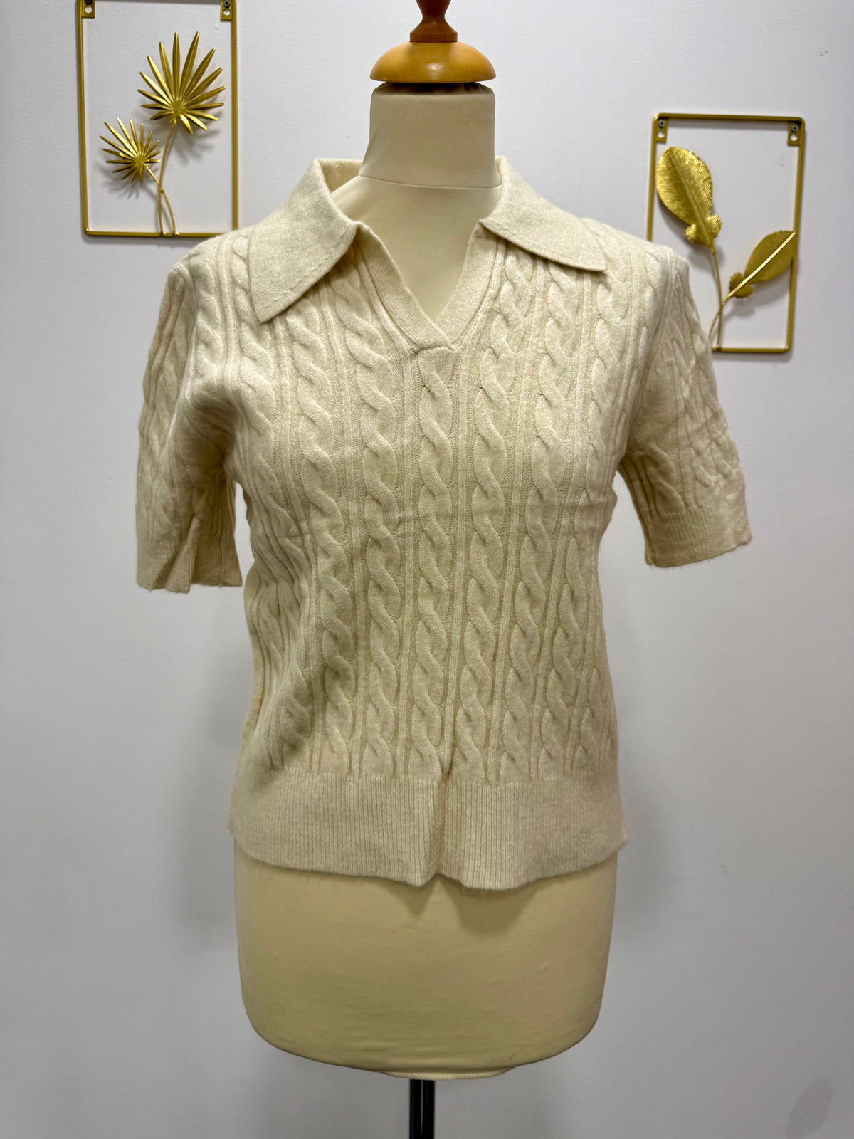 Polo Maille Torsadée