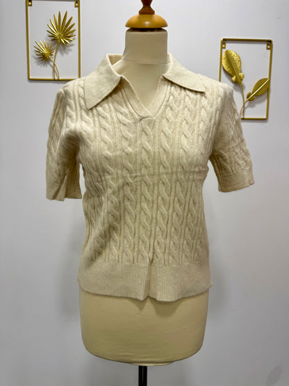 Polo Maille Torsadée