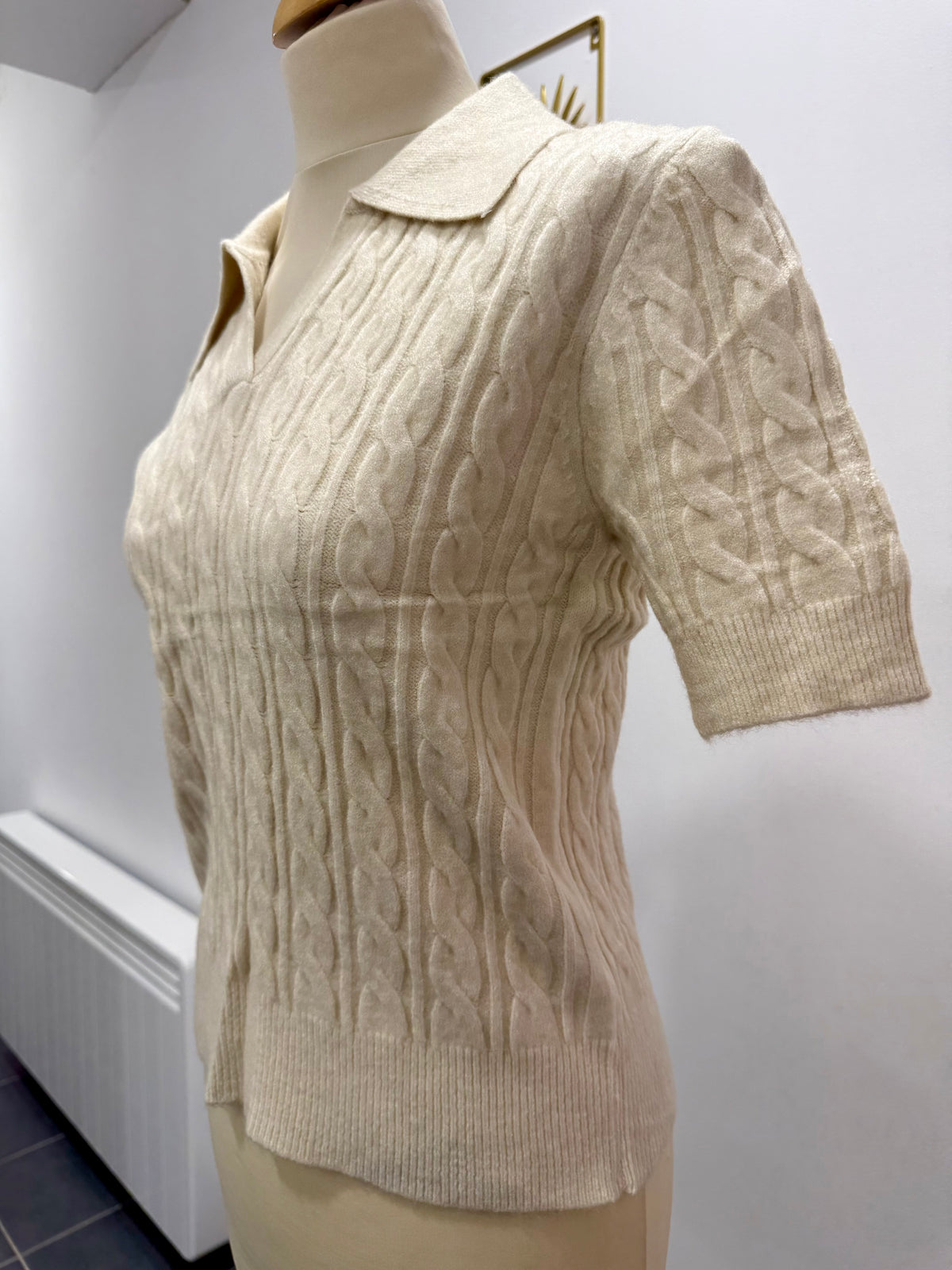 Polo Maille Torsadée