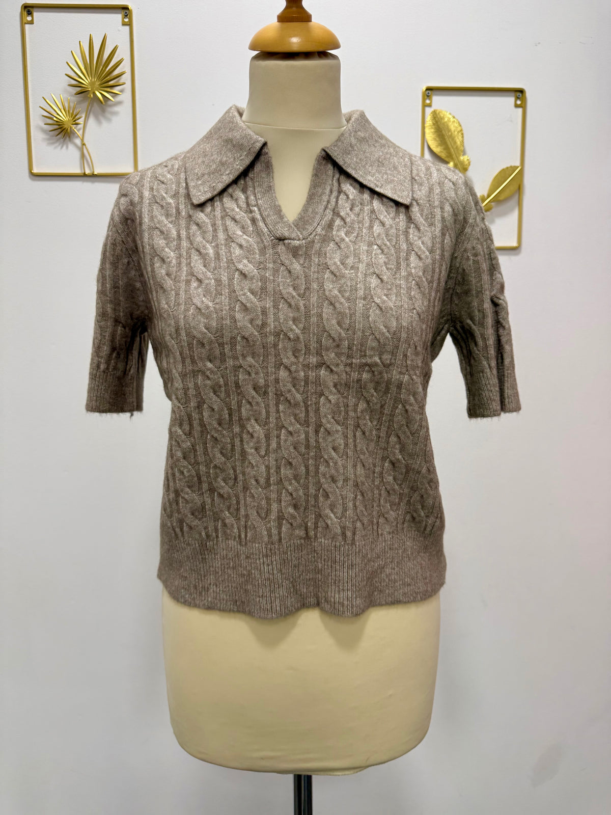 Polo Maille Torsadée