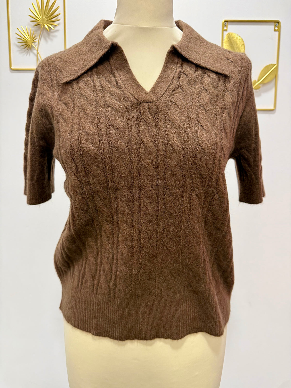 Polo Maille Torsadée