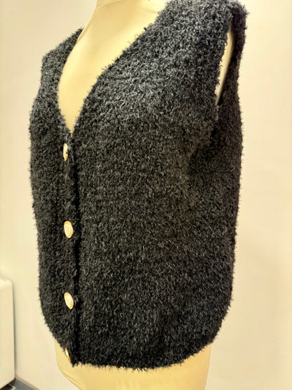 Gilet sans manches maille douce