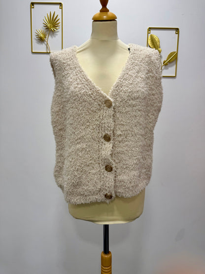 Gilet sans manches maille douce
