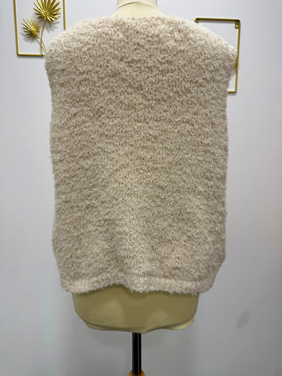 Gilet sans manches maille douce